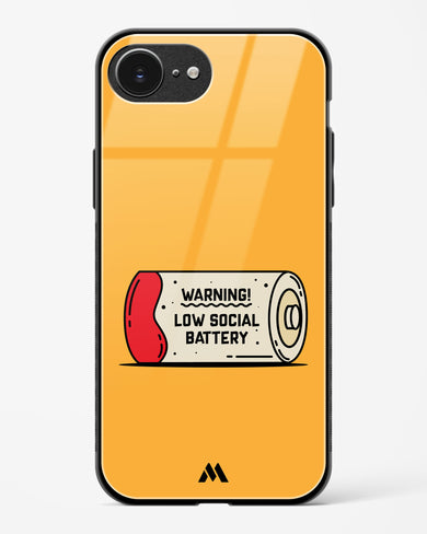 Low Social Battery Glass Case Phone Cover (Apple)