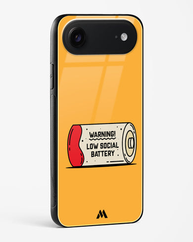 Low Social Battery Glass Case Phone Cover (Apple)