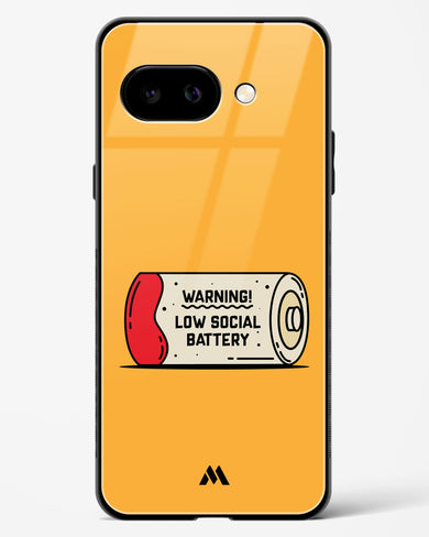 Low Social Battery Glass Case Phone Cover (Google)