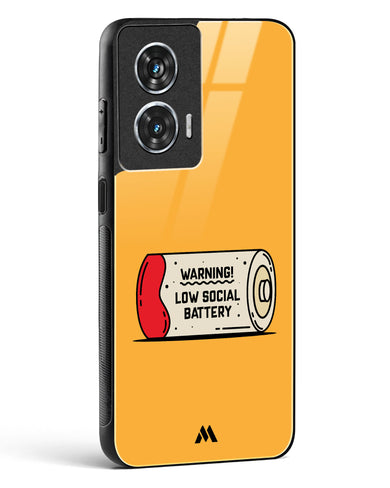 Low Social Battery Glass Case Phone Cover (Motorola)
