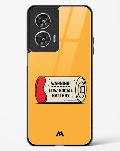 Low Social Battery Glass Case Phone Cover (Motorola)