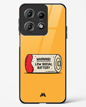 Low Social Battery Glass Case Phone Cover (Motorola)