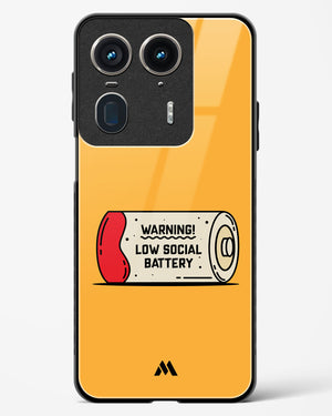 Low Social Battery Glass Case Phone Cover (Motorola)