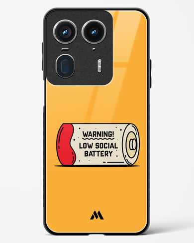 Low Social Battery Glass Case Phone Cover (Motorola)