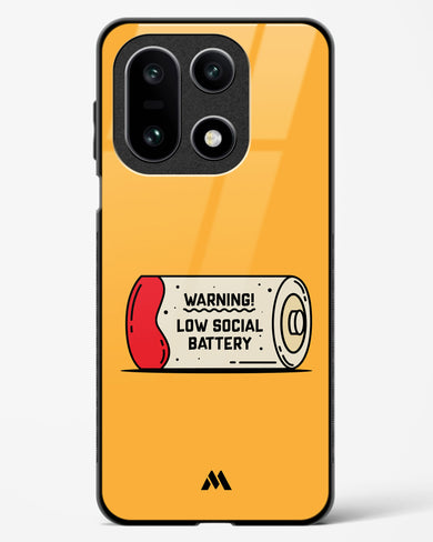 Low Social Battery Glass Case Phone Cover (OnePlus)