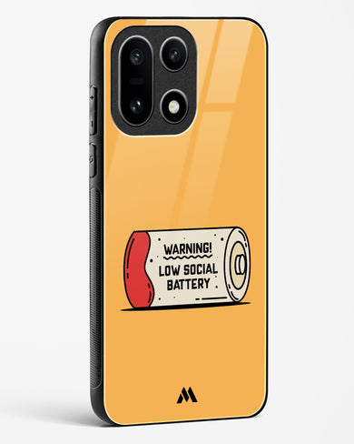 Low Social Battery Glass Case Phone Cover (OnePlus)