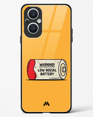 Low Social Battery Glass Case Phone Cover (OnePlus)
