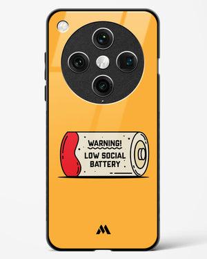 Low Social Battery Glass Case Phone Cover (Oppo)