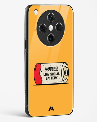 Low Social Battery Glass Case Phone Cover (Oppo)