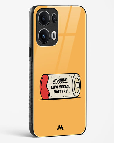 Low Social Battery Glass Case Phone Cover (Oppo)