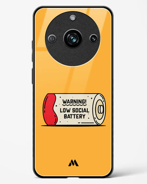 Low Social Battery Glass Case Phone Cover (Realme)