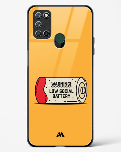 Low Social Battery Glass Case Phone Cover (Realme)