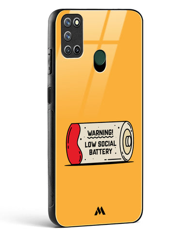 Low Social Battery Glass Case Phone Cover (Realme)