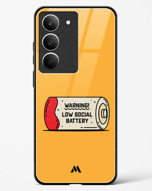 Low Social Battery Glass Case Phone Cover (Realme)