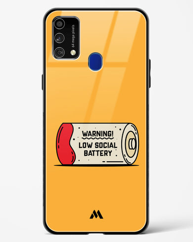 Low Social Battery Glass Case Phone Cover (Samsung)