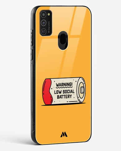 Low Social Battery Glass Case Phone Cover (Samsung)