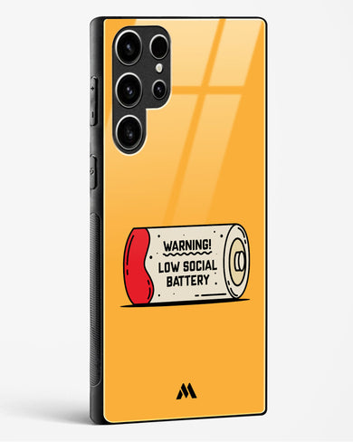 Low Social Battery Glass Case Phone Cover (Samsung)