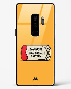 Low Social Battery Glass Case Phone Cover (Samsung)