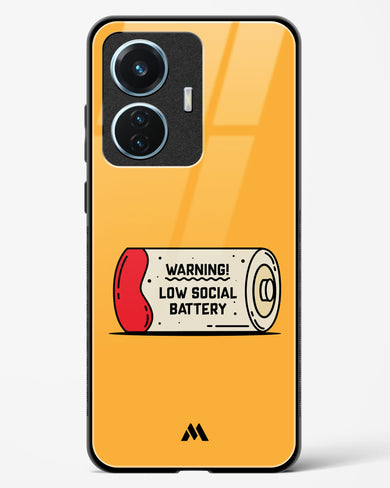 Low Social Battery Glass Case Phone Cover (Vivo)