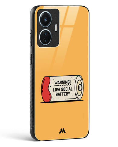 Low Social Battery Glass Case Phone Cover (Vivo)