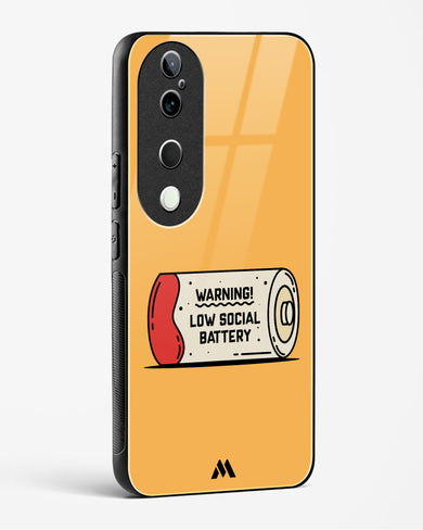 Low Social Battery Glass Case Phone Cover (Vivo)