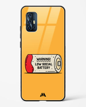 Low Social Battery Glass Case Phone Cover (Vivo)