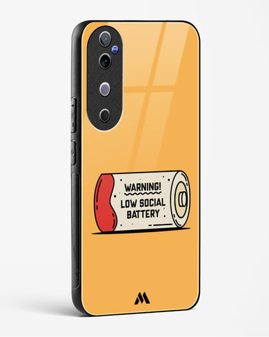 Low Social Battery Glass Case Phone Cover (Vivo)