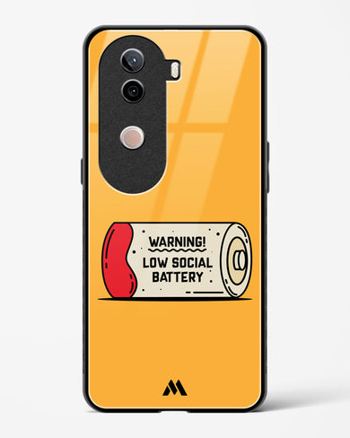 Low Social Battery Glass Case Phone Cover (Vivo)