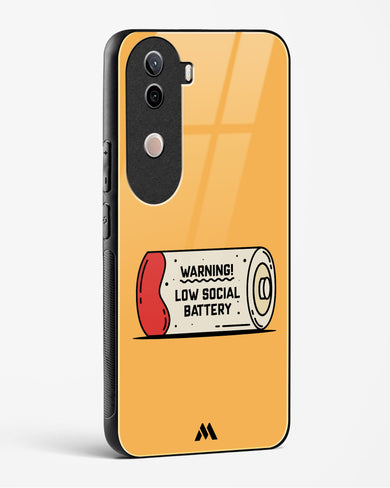 Low Social Battery Glass Case Phone Cover (Vivo)