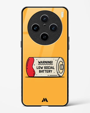 Low Social Battery Glass Case Phone Cover (Vivo)