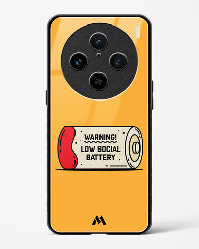 Low Social Battery Glass Case Phone Cover (Vivo)