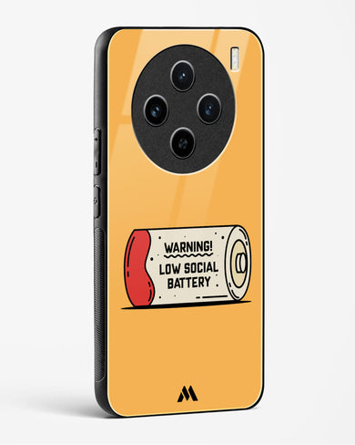 Low Social Battery Glass Case Phone Cover (Vivo)