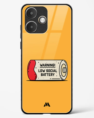 Low Social Battery Glass Case Phone Cover (Xiaomi)