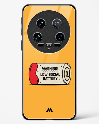 Low Social Battery Glass Case Phone Cover (Xiaomi)