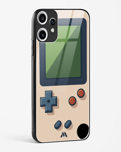 Vintage Gameboy Glass Case Phone Cover (Nothing)
