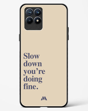 Slow Down Glass Case Phone Cover (Realme)