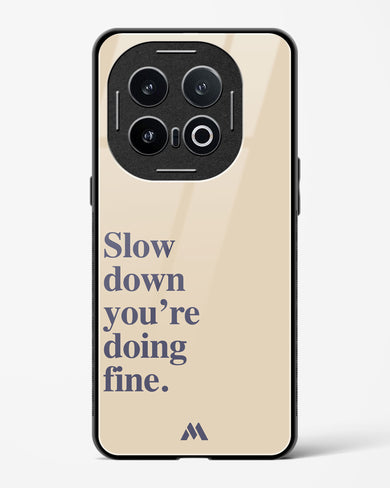 Slow Down Glass Case Phone Cover (Vivo)