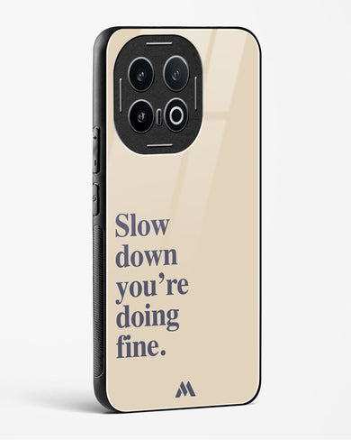 Slow Down Glass Case Phone Cover (Vivo)