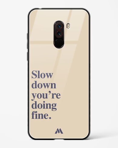 Slow Down Glass Case Phone Cover (Xiaomi)