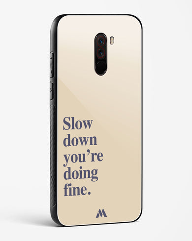 Slow Down Glass Case Phone Cover (Xiaomi)