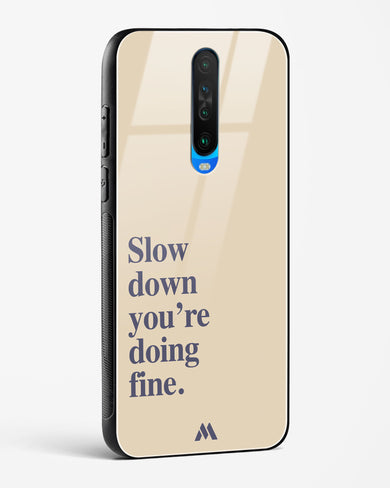 Slow Down Glass Case Phone Cover (Xiaomi)