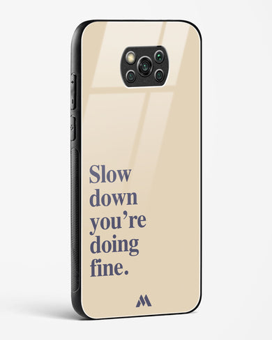 Slow Down Glass Case Phone Cover (Xiaomi)