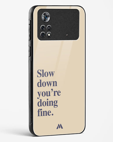 Slow Down Glass Case Phone Cover (Xiaomi)