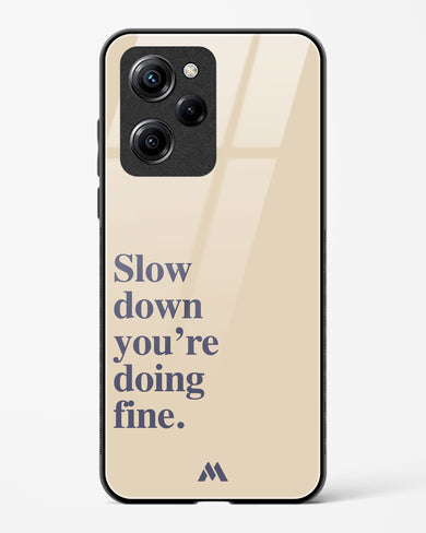 Slow Down Glass Case Phone Cover (Xiaomi)