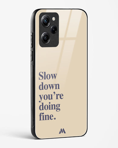 Slow Down Glass Case Phone Cover (Xiaomi)