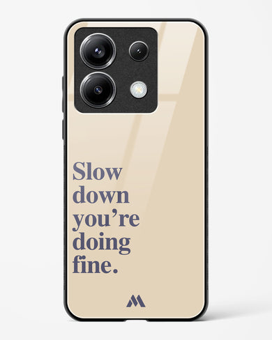 Slow Down Glass Case Phone Cover (Xiaomi)