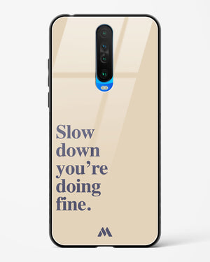 Slow Down Glass Case Phone Cover (Xiaomi)