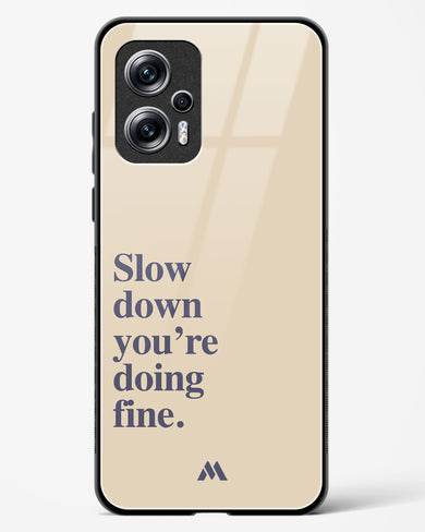 Slow Down Glass Case Phone Cover (Xiaomi)