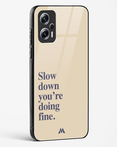 Slow Down Glass Case Phone Cover (Xiaomi)