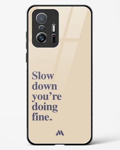 Slow Down Glass Case Phone Cover (Xiaomi)